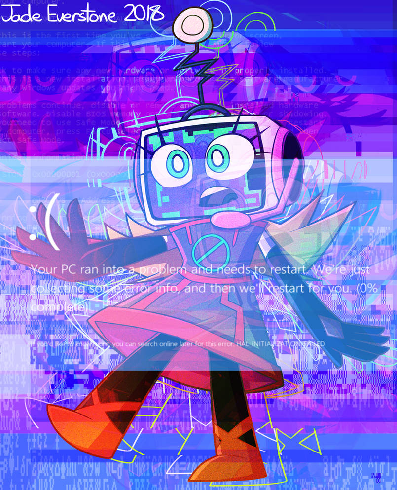 YOUR PC RAN INTO A PROBLEM AND NEEDS TO RESTART by Jade-Everstone on ...