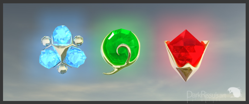 Spiritual stones of the legend