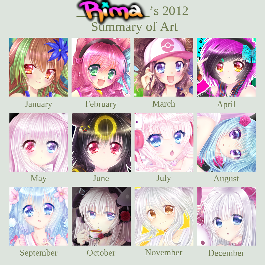 Rima's 2012 Art Summary