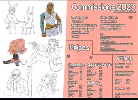 OPEN COMMISSIONS:D