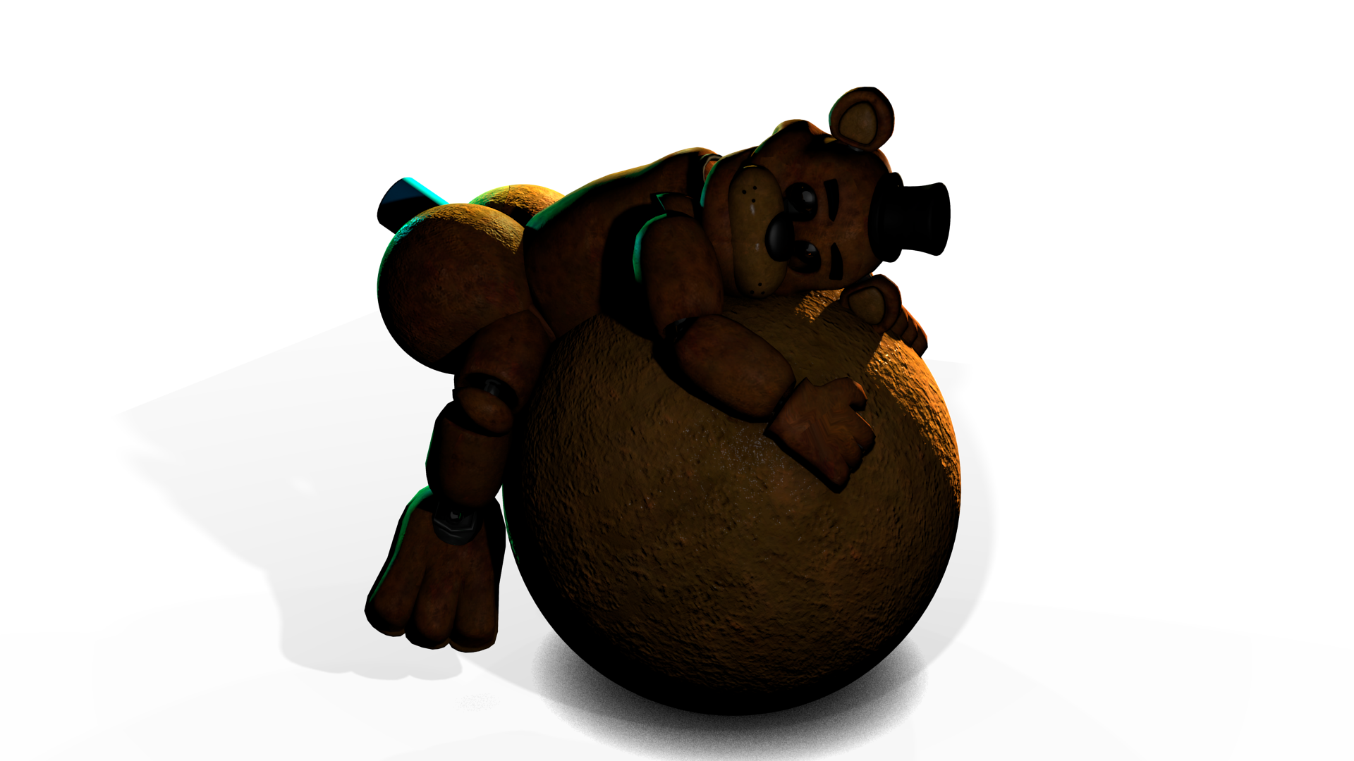 Freddy Inflaction Freddy Inflating Himself by DM-Artworks on DeviantArt