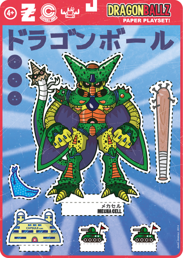 Mecha Cell Dragon Ball Playset