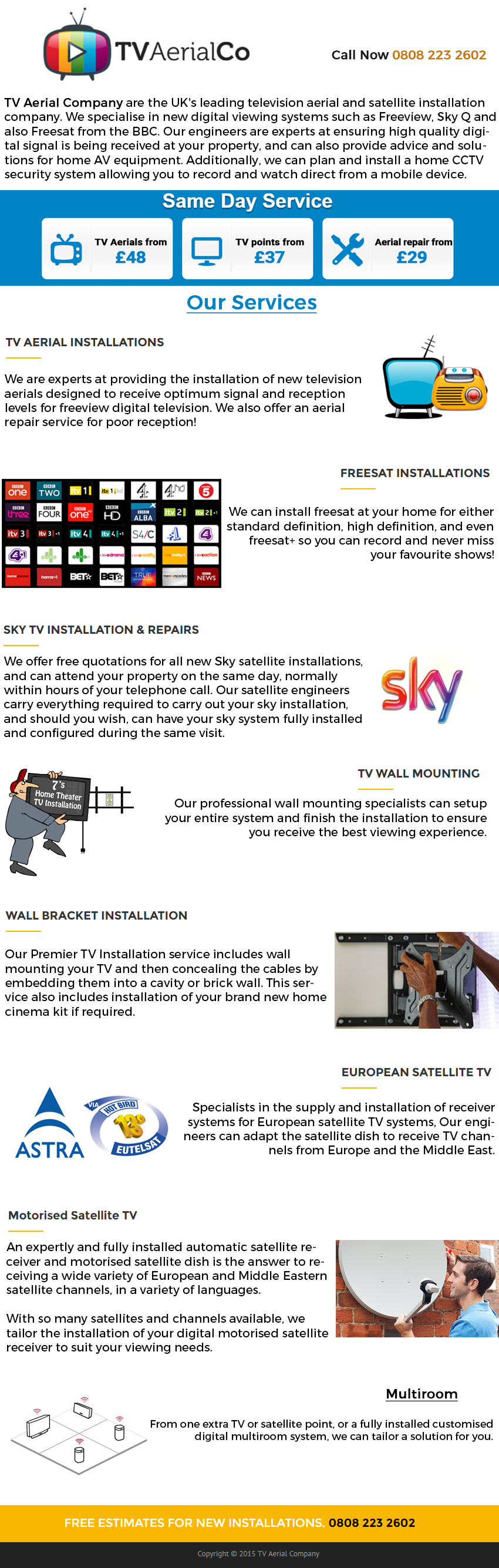 TV Aerial Company Infographics by danywald597