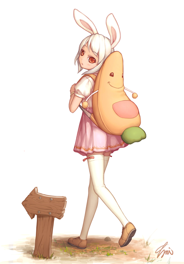 Fictional Rabbit Girls Little rabbit girl by breakiel on DeviantArt