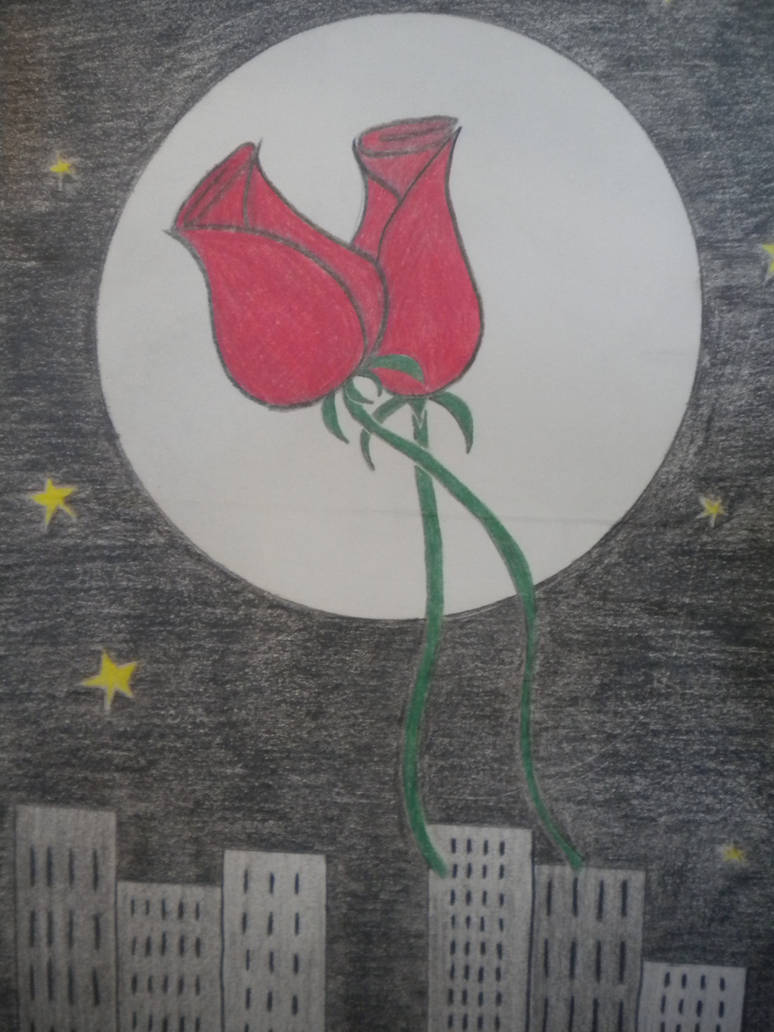 2 Roses Dancing Two Roses dance at the Full Moon by FirstLoveOfArt on DeviantArt