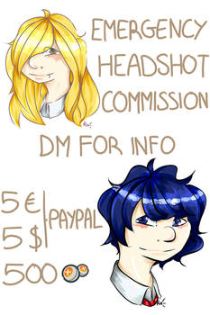 Emergency commissions open