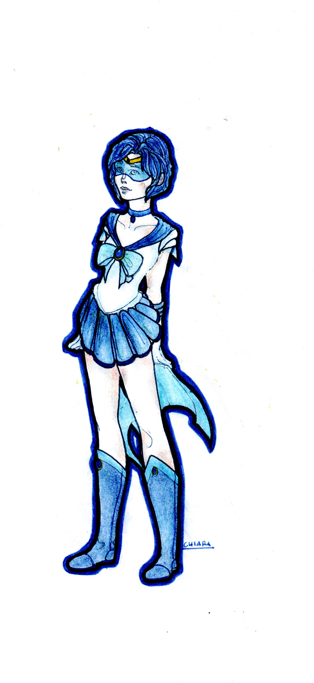 Sailor Mercury by Nenril-Tf