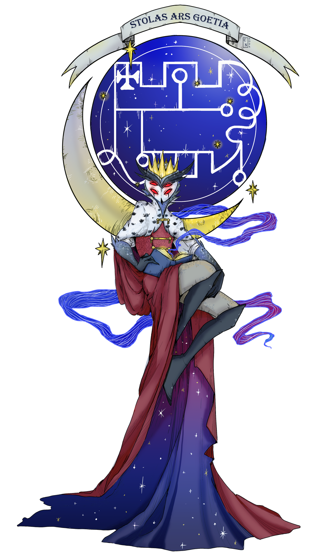 Stolas Ars Goetia by Nenril-Tf on DeviantArt
