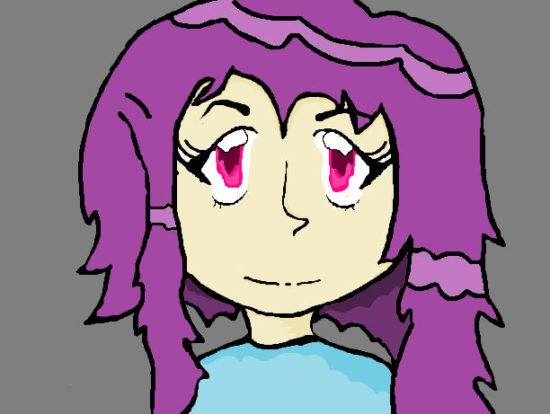 Alissa the purple haired paint project by HitomiMasami on DeviantArt