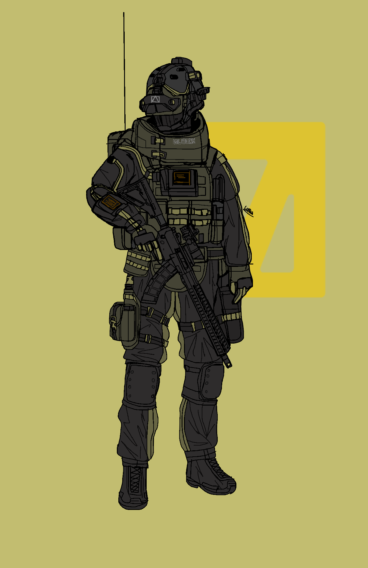 Militech Avs Militech Operator by LobberStorm on DeviantArt