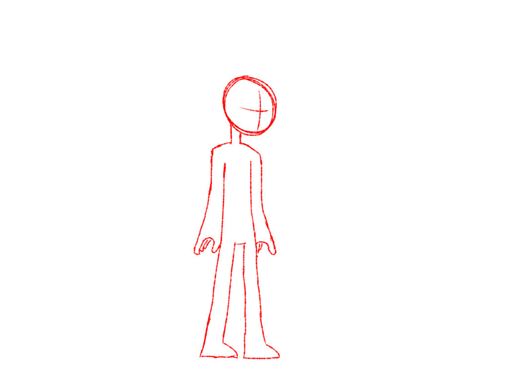 Character Base Drawing Examples My first attempt at drawing a character base. by 71bitcherry on DeviantArt
