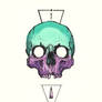 Sick Purple Fade Skull sketch