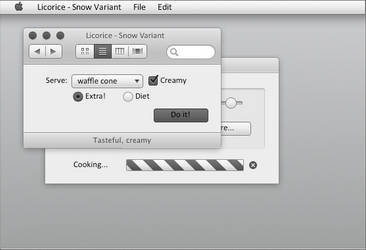 Licorice - Snow Variant For OS X Lion/ML