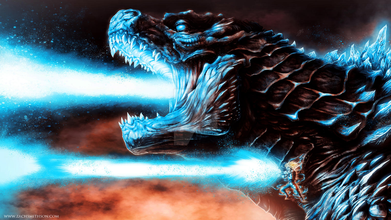 Godzilla x Goku: Atomic Kamehameha