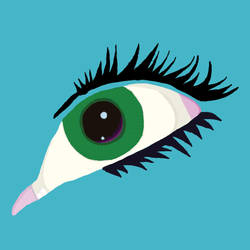 Pop art eye