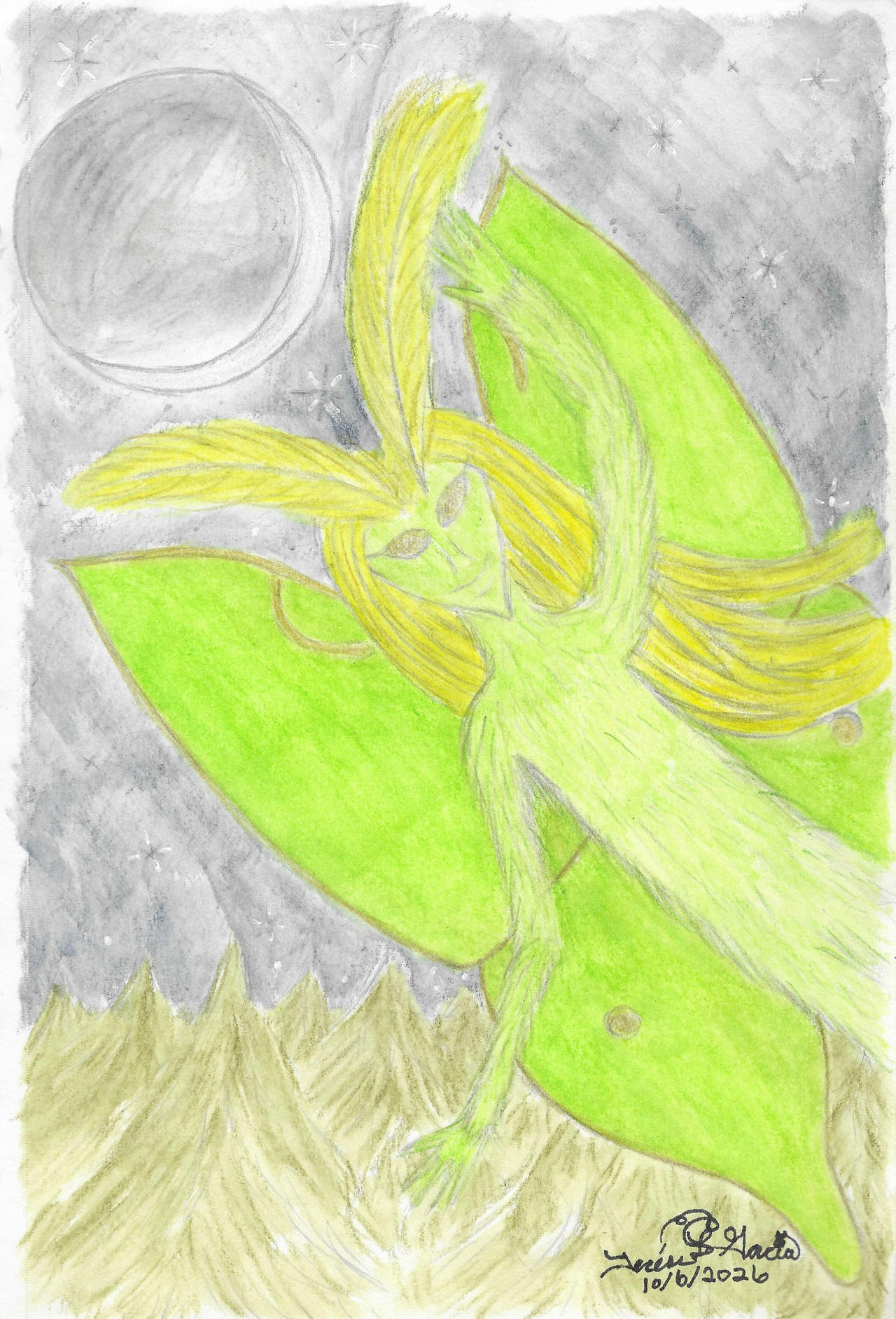 Moth Rash Mythological Moth Maiden: Luna Moth by AmehanaRainStarDrago on DeviantArt