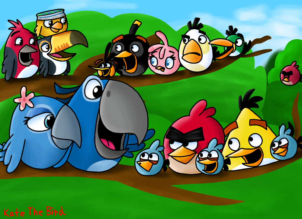 Late 13th anniversary fanart for AB Rio by KateRedBird on DeviantArt