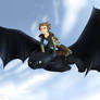 Hiccup and Toothless