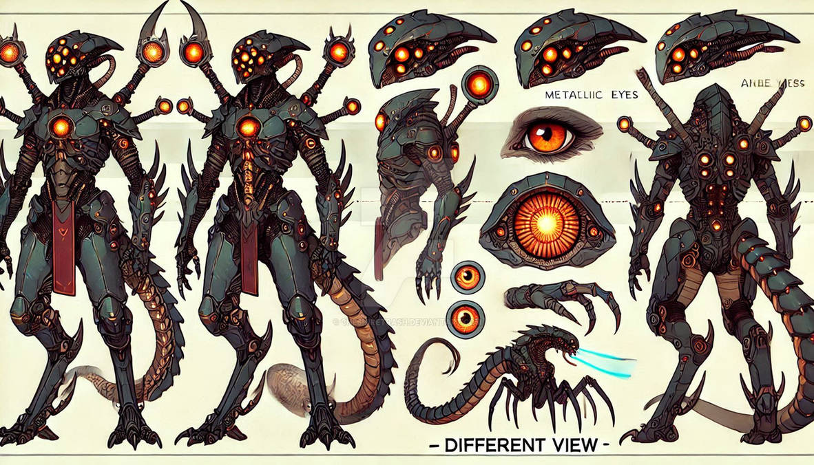 Biomechanical Alien by CheshireTrash on DeviantArt