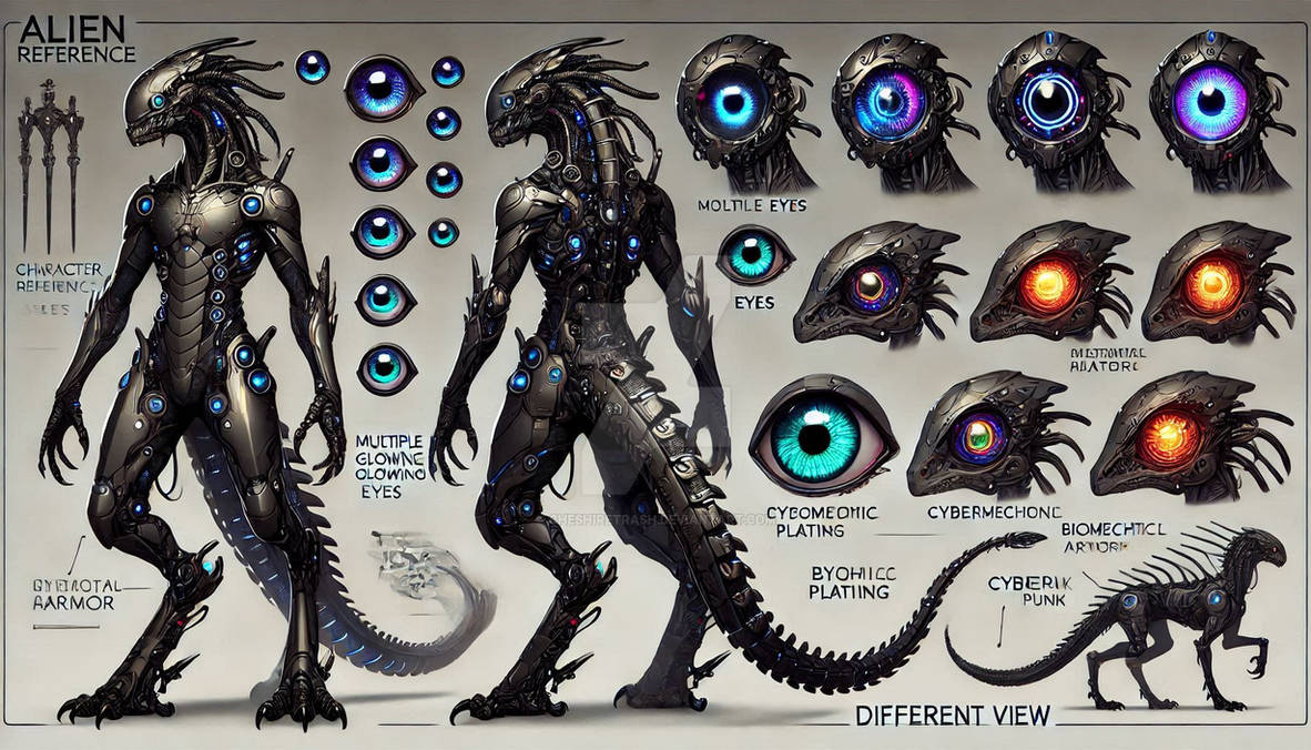 Biomechanical Alien 2 by CheshireTrash on DeviantArt