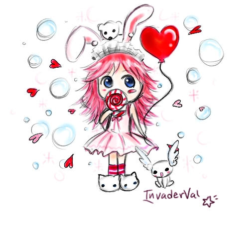 Invader Val Komoko Chan Arts by InvaderVal on DeviantArt