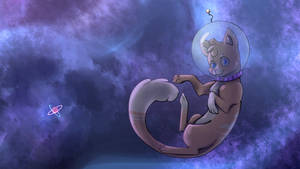 Galexia Space Kitty Walpaper