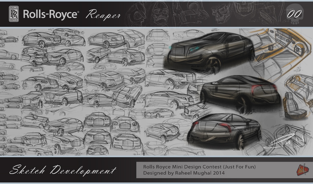 Rolls Royce Mini Design Contest - Sketch Board