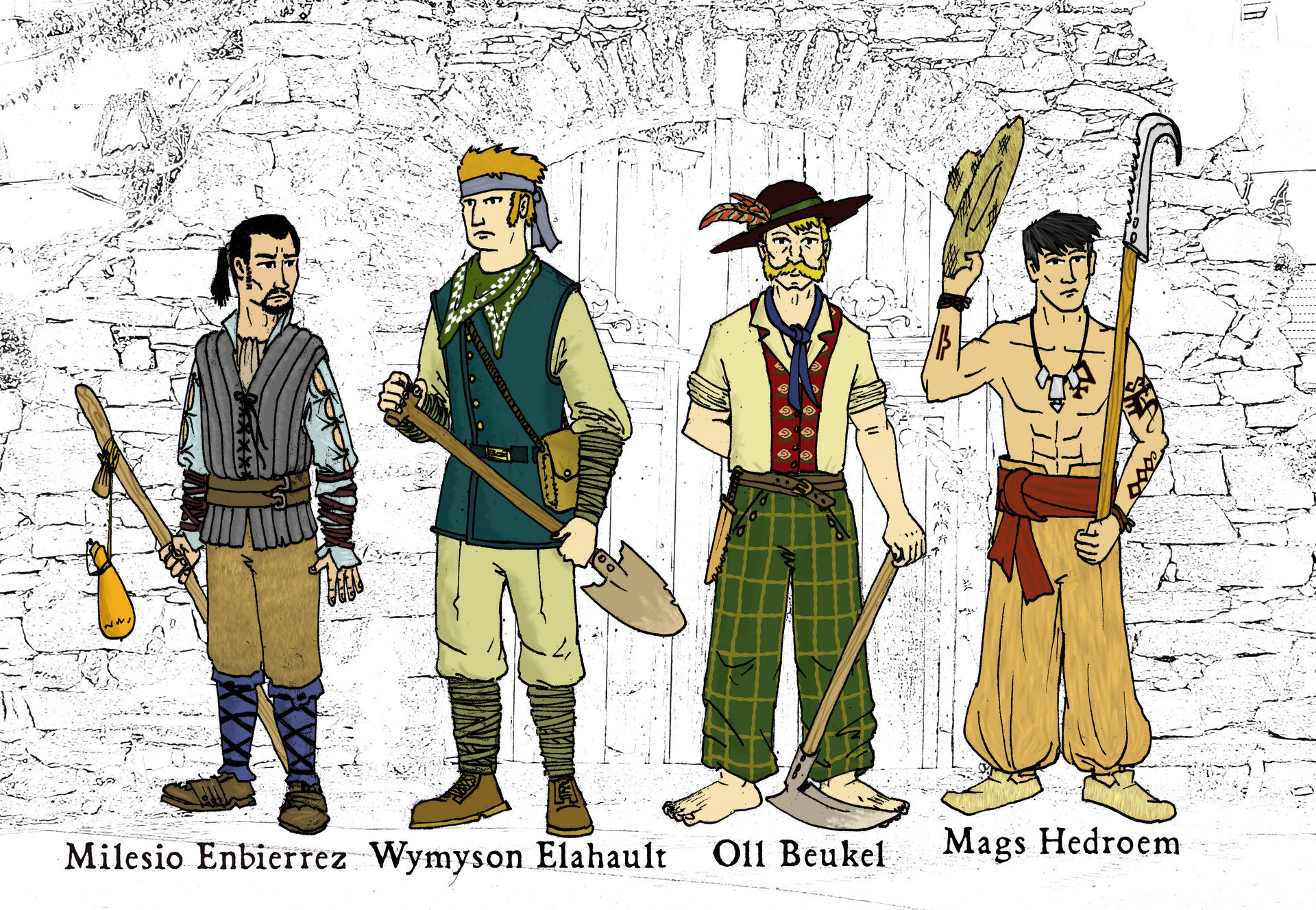 Peasantman Male Peasants 2 by Jamesheiden on DeviantArt