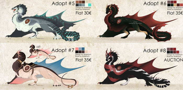 GoT inspired Wyvern / Dragon adopt batch