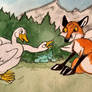 The fox and the geese