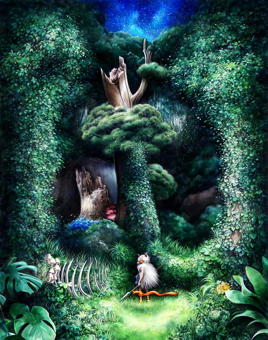 Princess Mononoke. by SandraInk