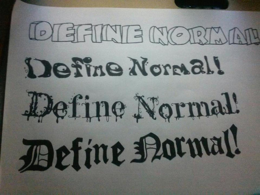 Define Normal!^-^ by XxalimassacrexX on DeviantArt