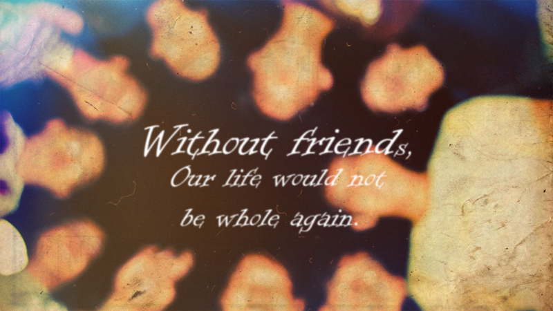 Friends Photo Quote.