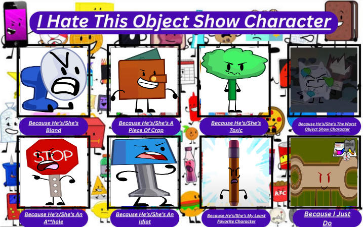 Bea Object I Hate Object Show Character Meme (My Version) by SeanTheNickJrFan on ...