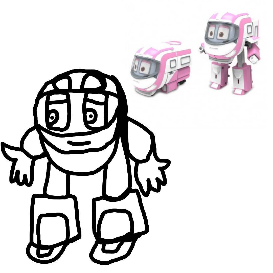 Female robot train robot form by micole20 on DeviantArt