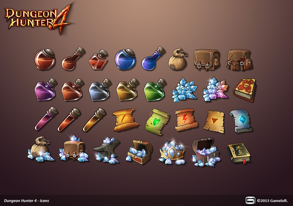 Dungeon Hunter 4 Icons