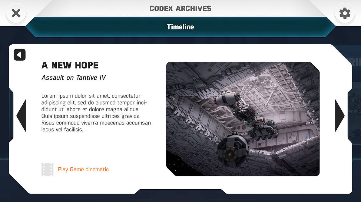 Codex menu by Panperkin on DeviantArt