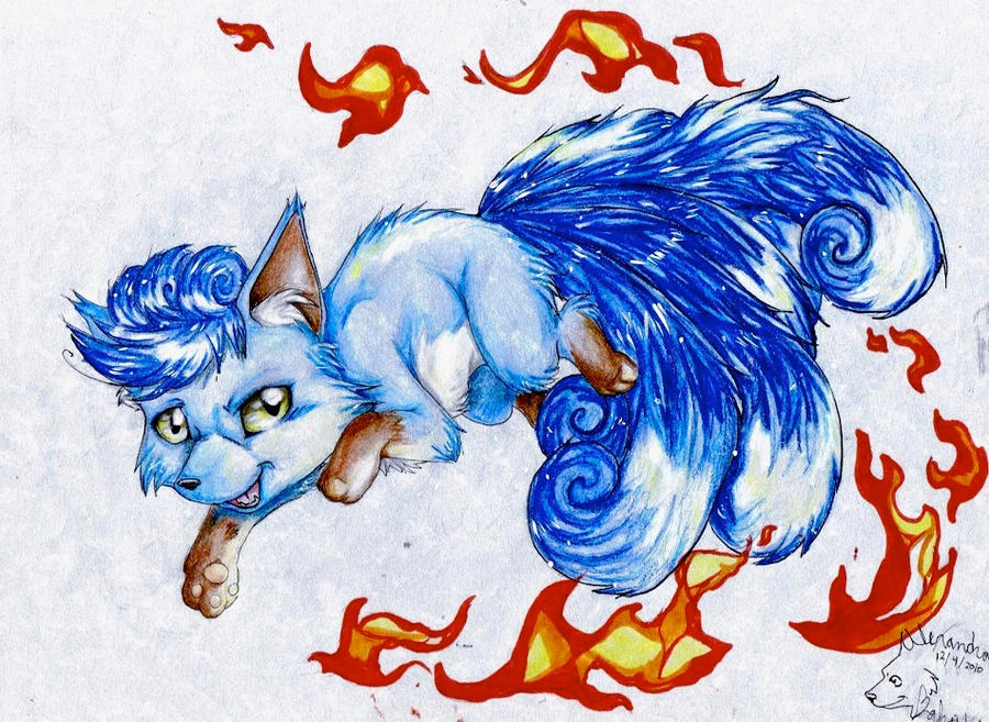 Blue Vulpix by Sepla on DeviantArt