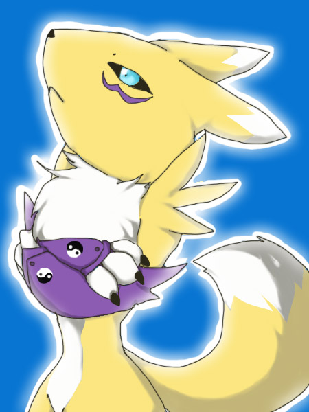 Renamon Keychain