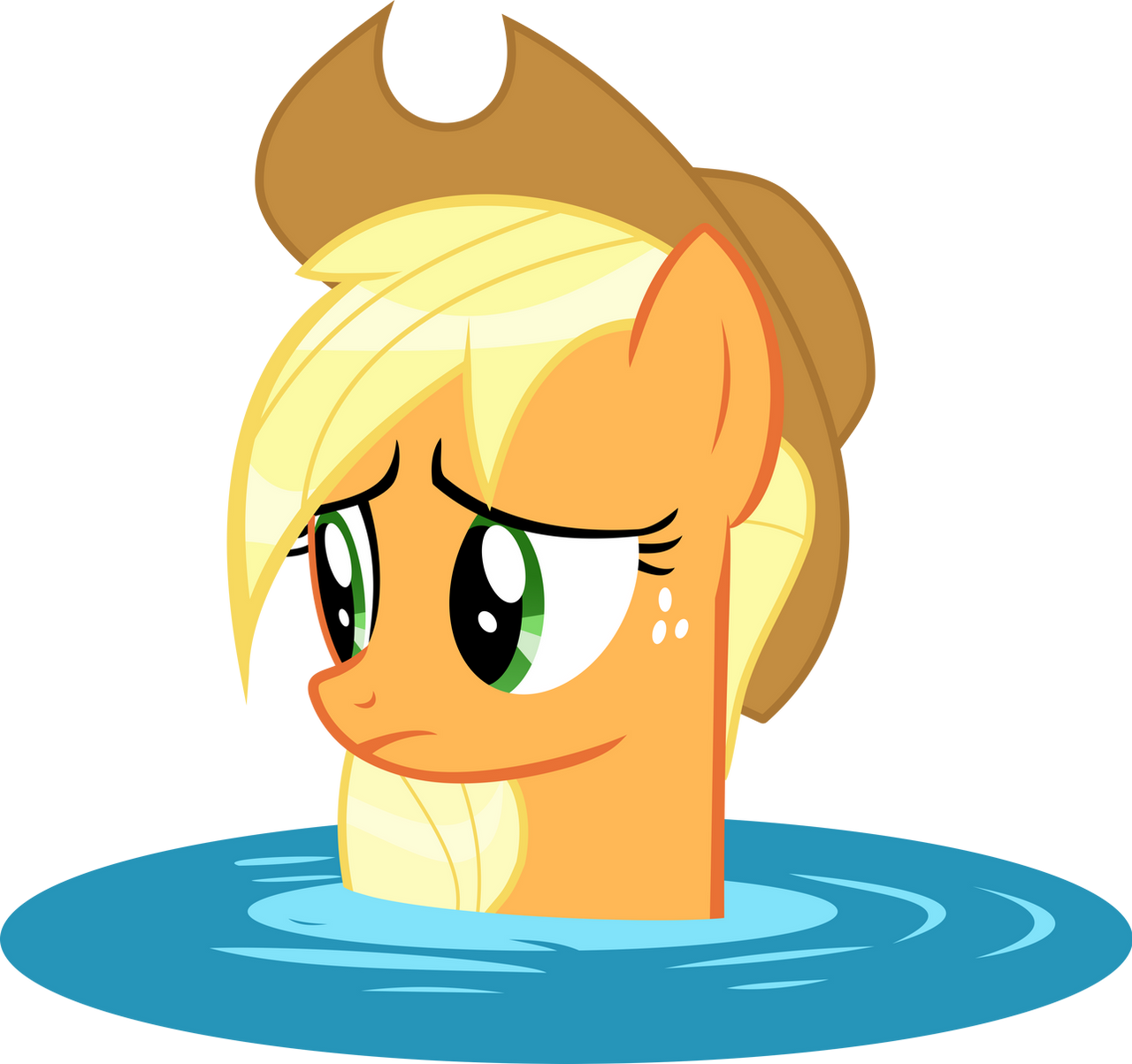 Applejack Human Pool Applejack in the water by RazorXPro on DeviantArt