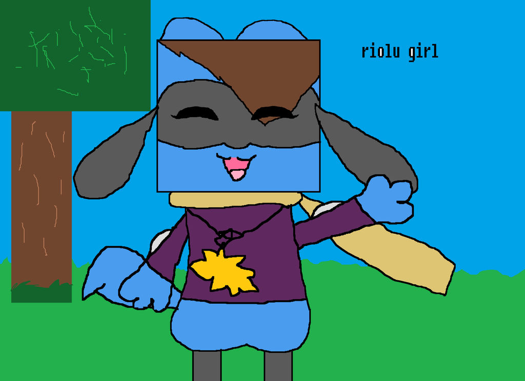 Riolu Girl (minecraft) by RioluGirl152 on DeviantArt