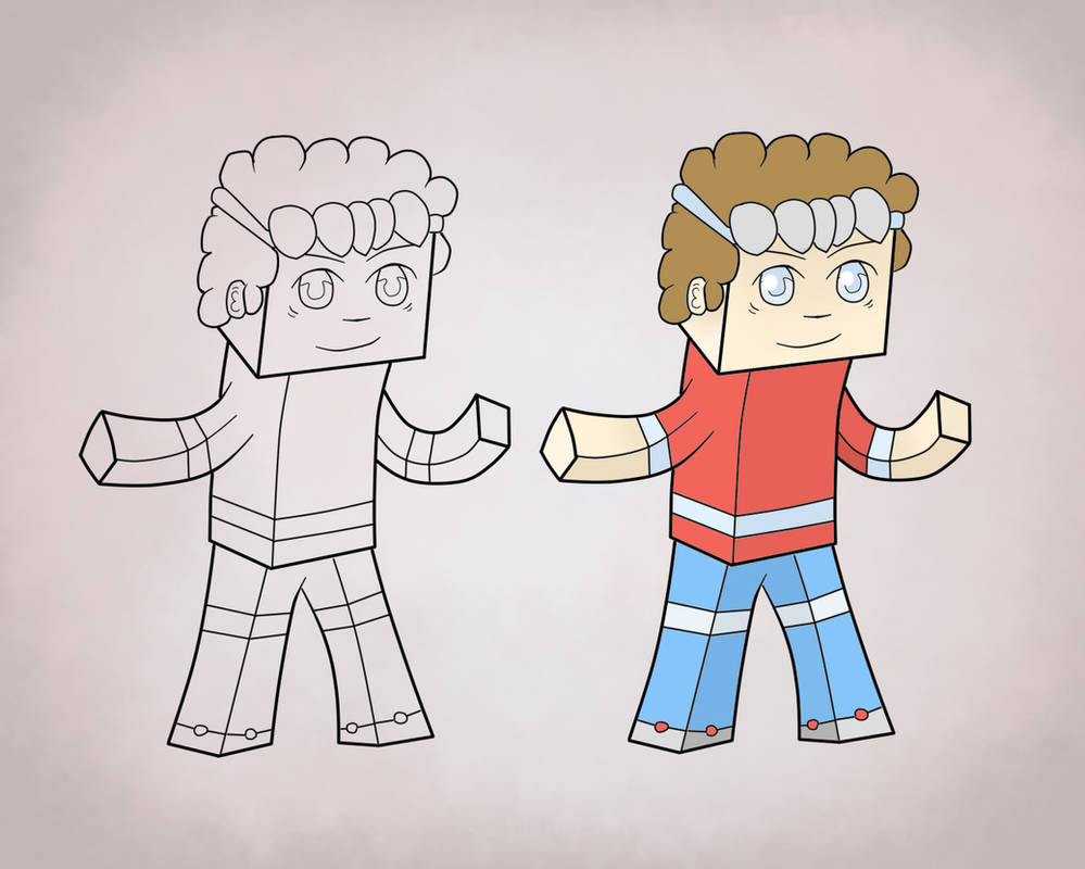 Minecraft character design by ioanin on DeviantArt