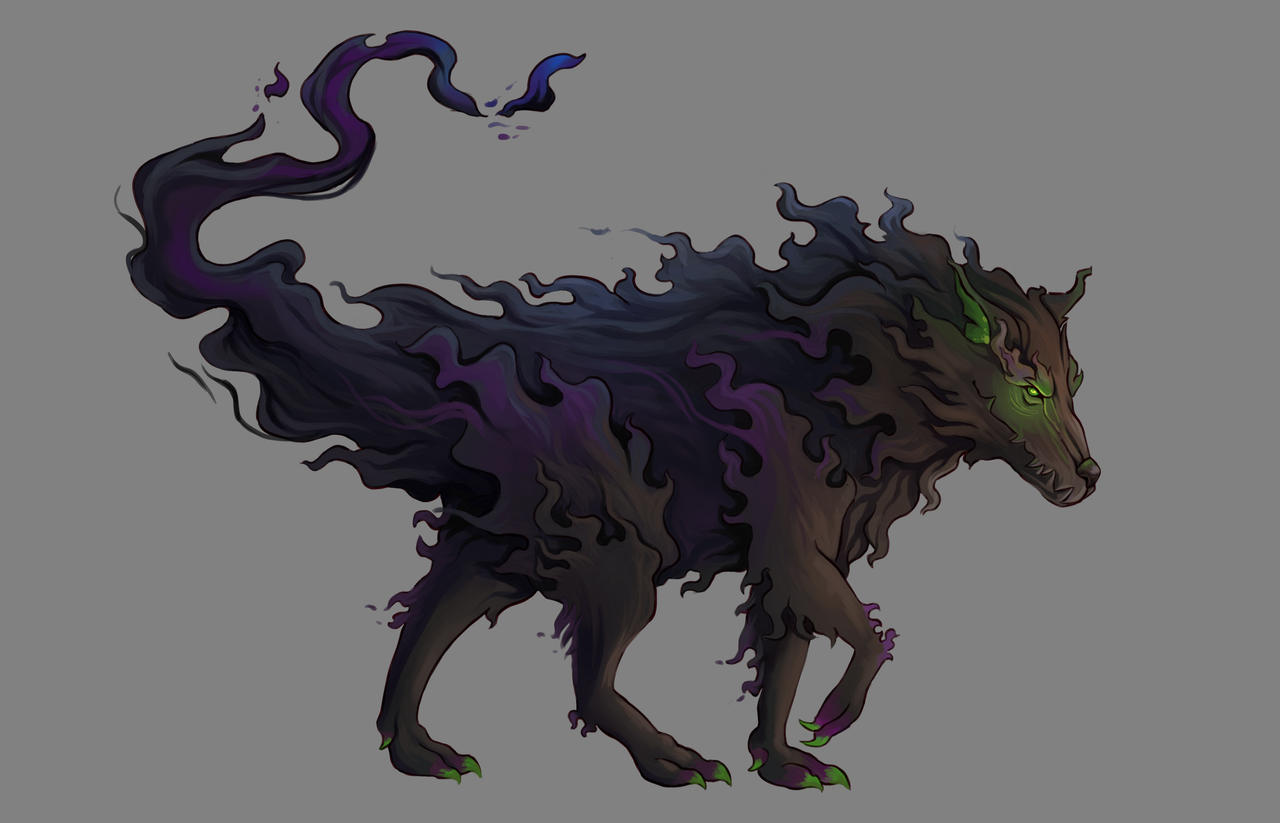 Shadow Wolf Design shadow wolf by ioanin on DeviantArt