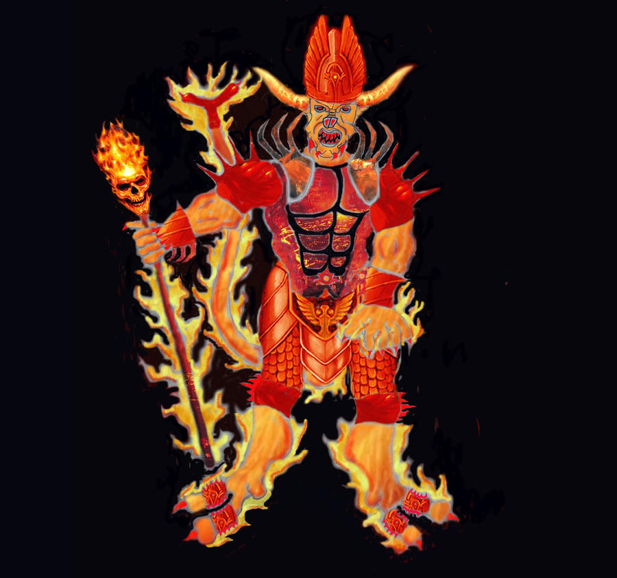 Fire colossus by aruljernil on DeviantArt