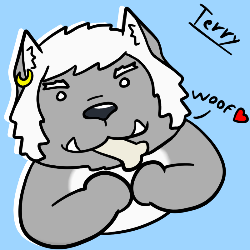 icon nom nom terry wolf