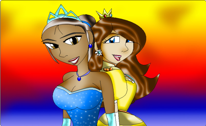 Daisy and Tiana  2 princesses