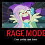 Fluttershy in rage mode