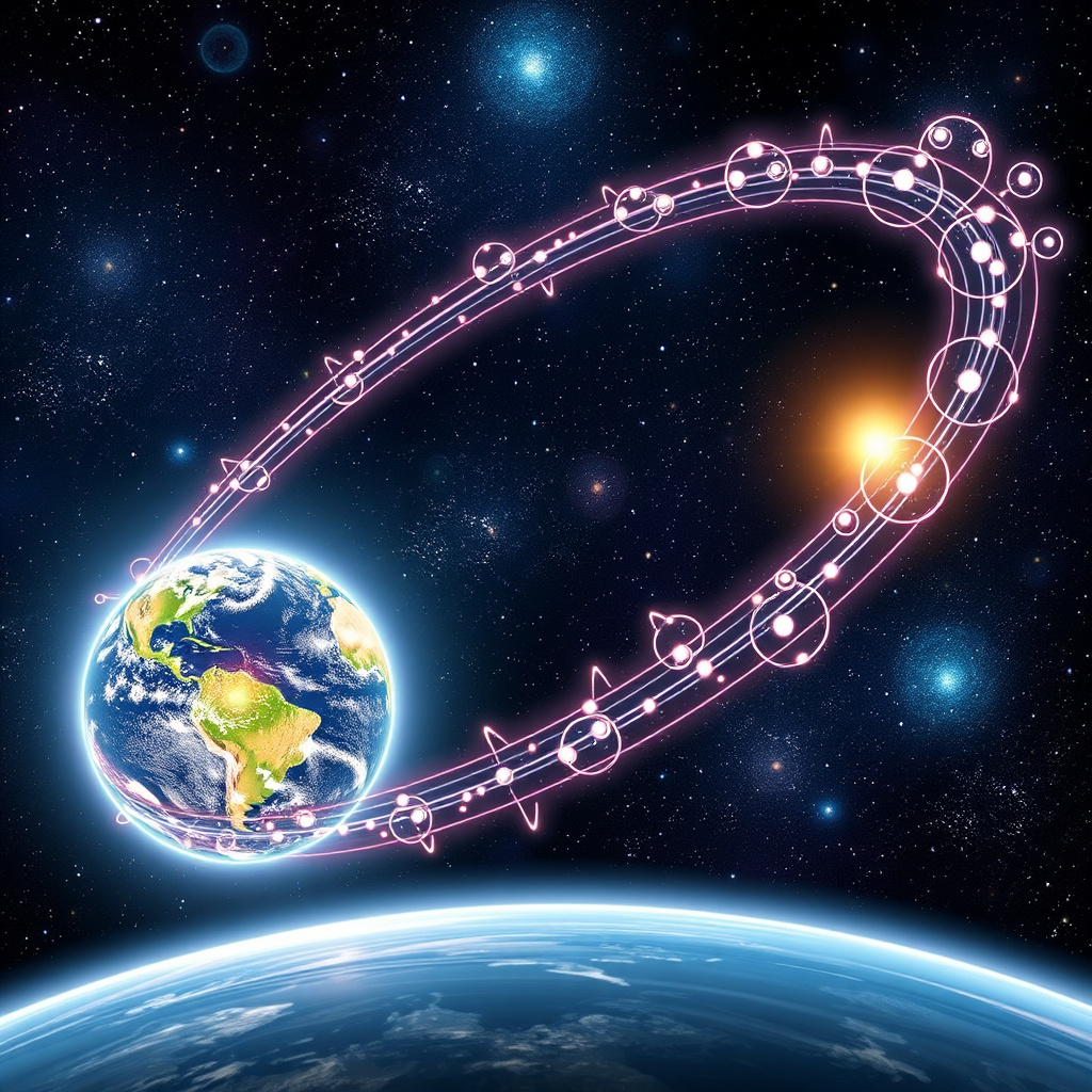 Entanglements World illustrate Quantum entanglement from earth across by RayHolt49 on ...