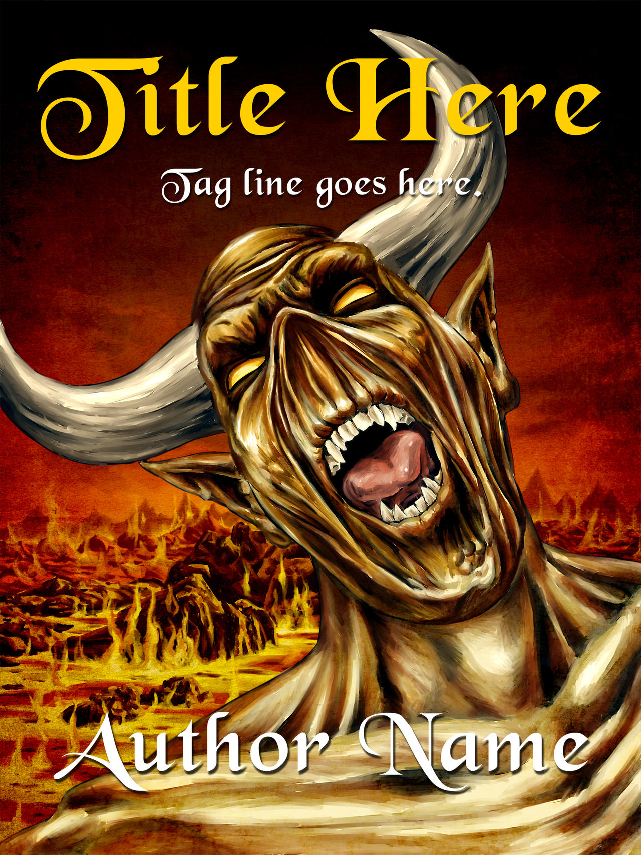 Demon Book Cover by Shawn-Conn on DeviantArt