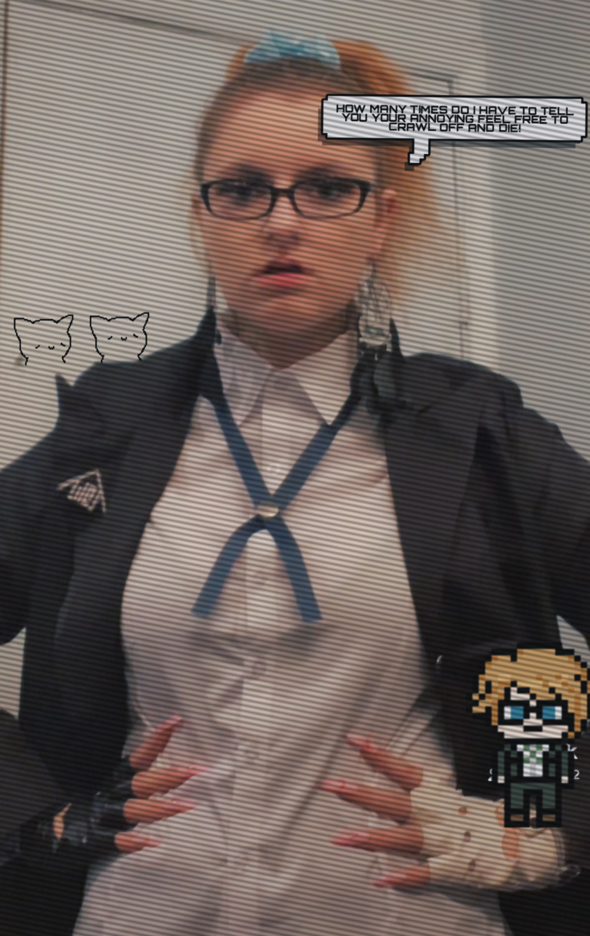 Female Byakuya Togami Cosplay
